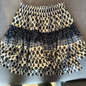 Misa paisley print skirt